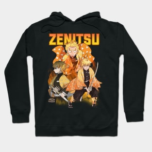 Bootleg Demon Slayer Zenitsu Agatsuma Hoodie